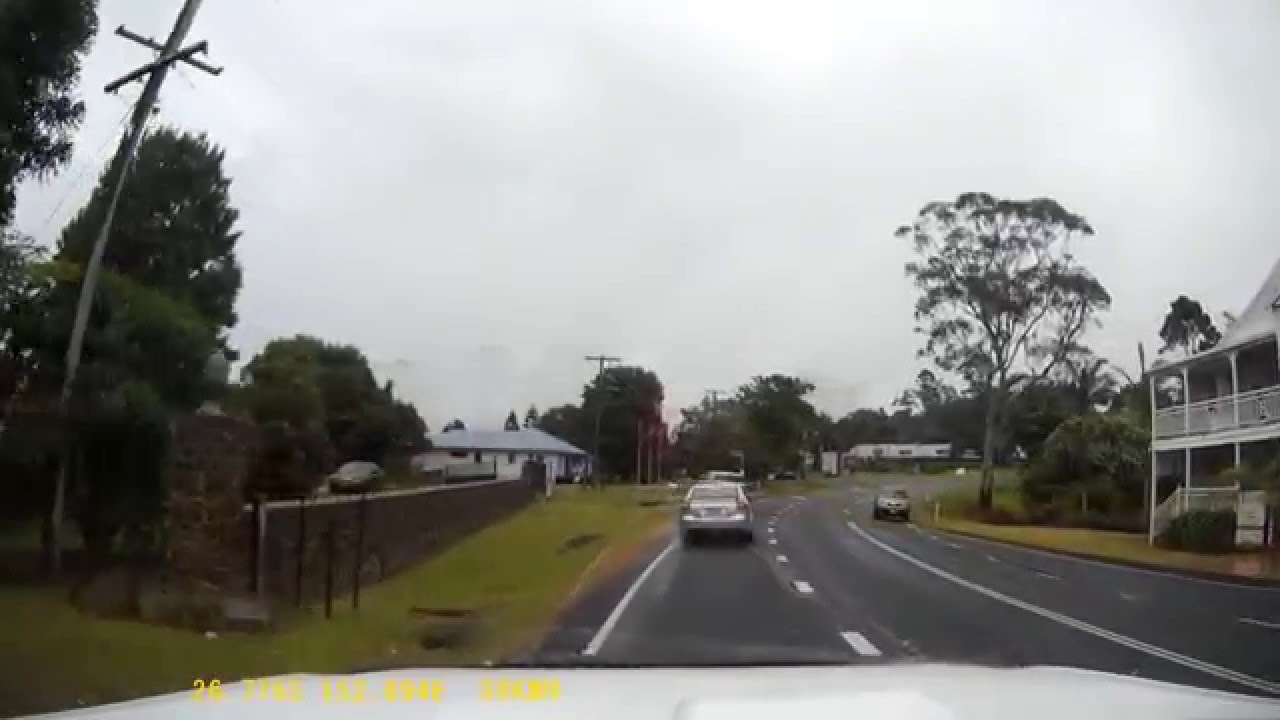 Maleny Accident Caught On Dashcam YouTube