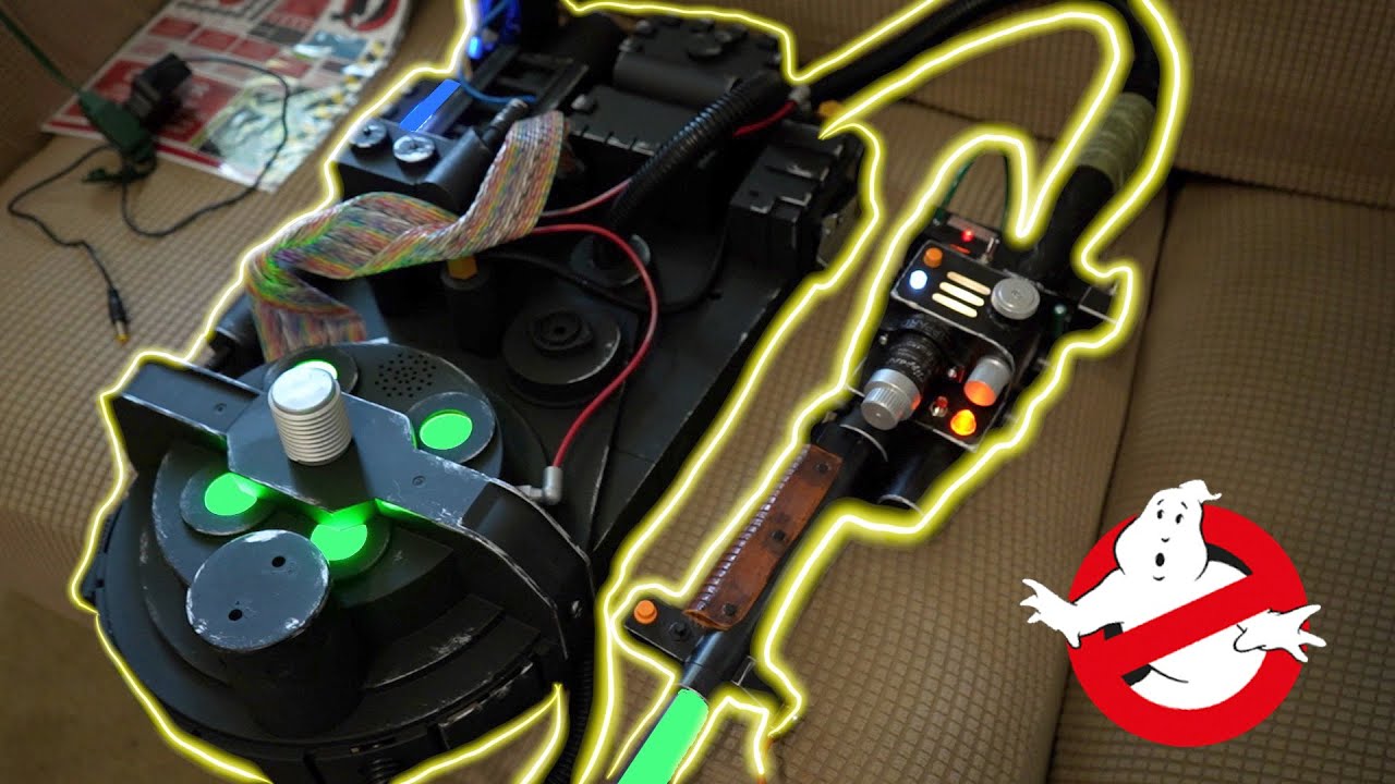 Customizing the Spengler Wand with Spirit Halloween Proton Pack and theme songs - Ghostbusters