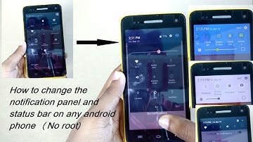 Change Android Mobile Notification Style & Status Bar Without Root.