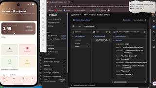 Aplikasi Mobile Akademik Jurusan Komputer & Infomatika Polme berbasis flutter dan firebase.console