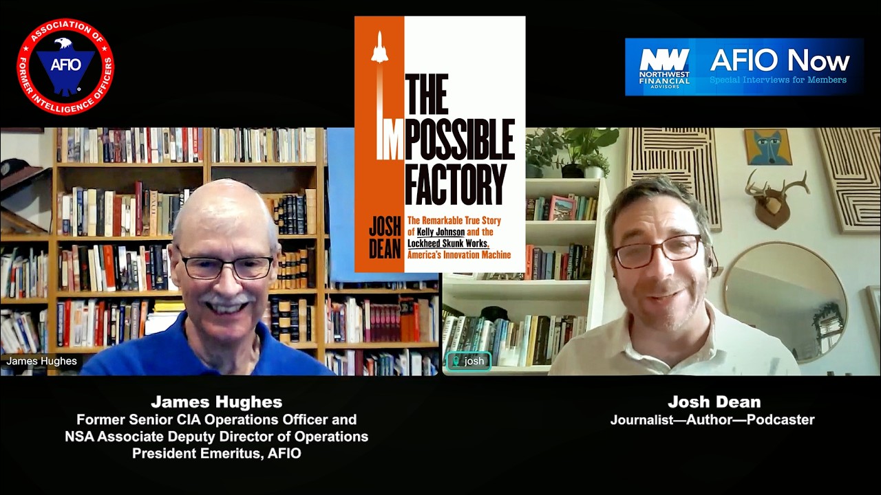 Josh Dean on The Impossible Factory: The Remarkable Kelly Johnson and the Lockheed Skunk Works