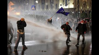 Ексклюзив! Грузія! Поліція водометами розігнала мітинг опозиції! ПОВНІСТЮ! Georgia protest