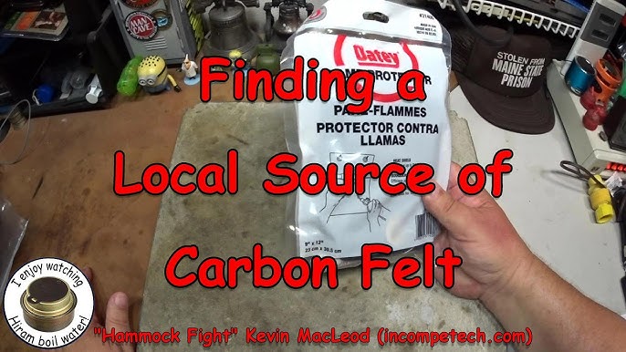 Low Pressure - Side Burner with Carbon Felt Wick - Boil Test #1 