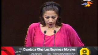 Diputada Olga luz espinosa Morales del PRD