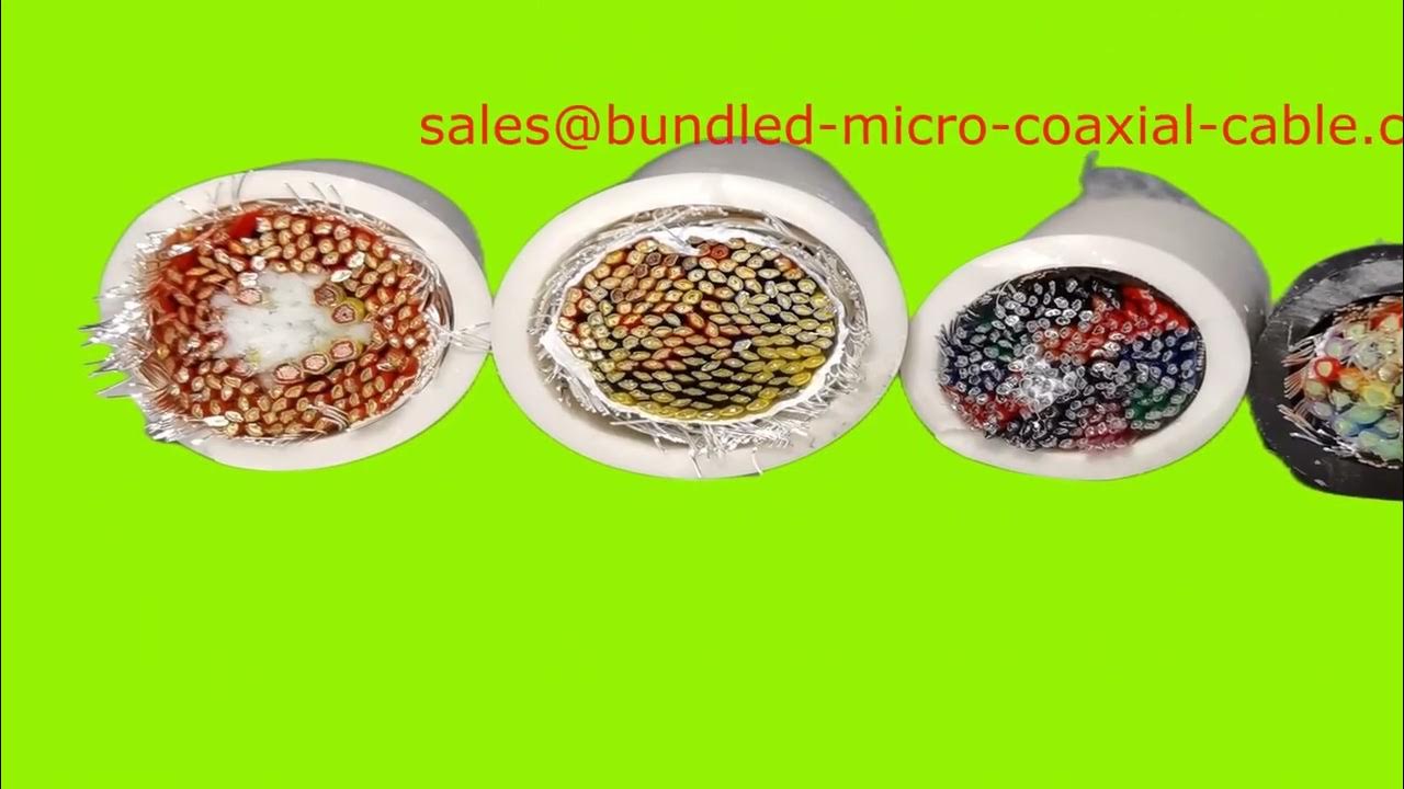 MultiCore Coaxial Cable Assembly Ultrasound Transducers Ribbon Coaxial