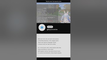 Mystic Union Shorts #moona #pekora #aimusic #music #minecraft #hololive #story #vtuber