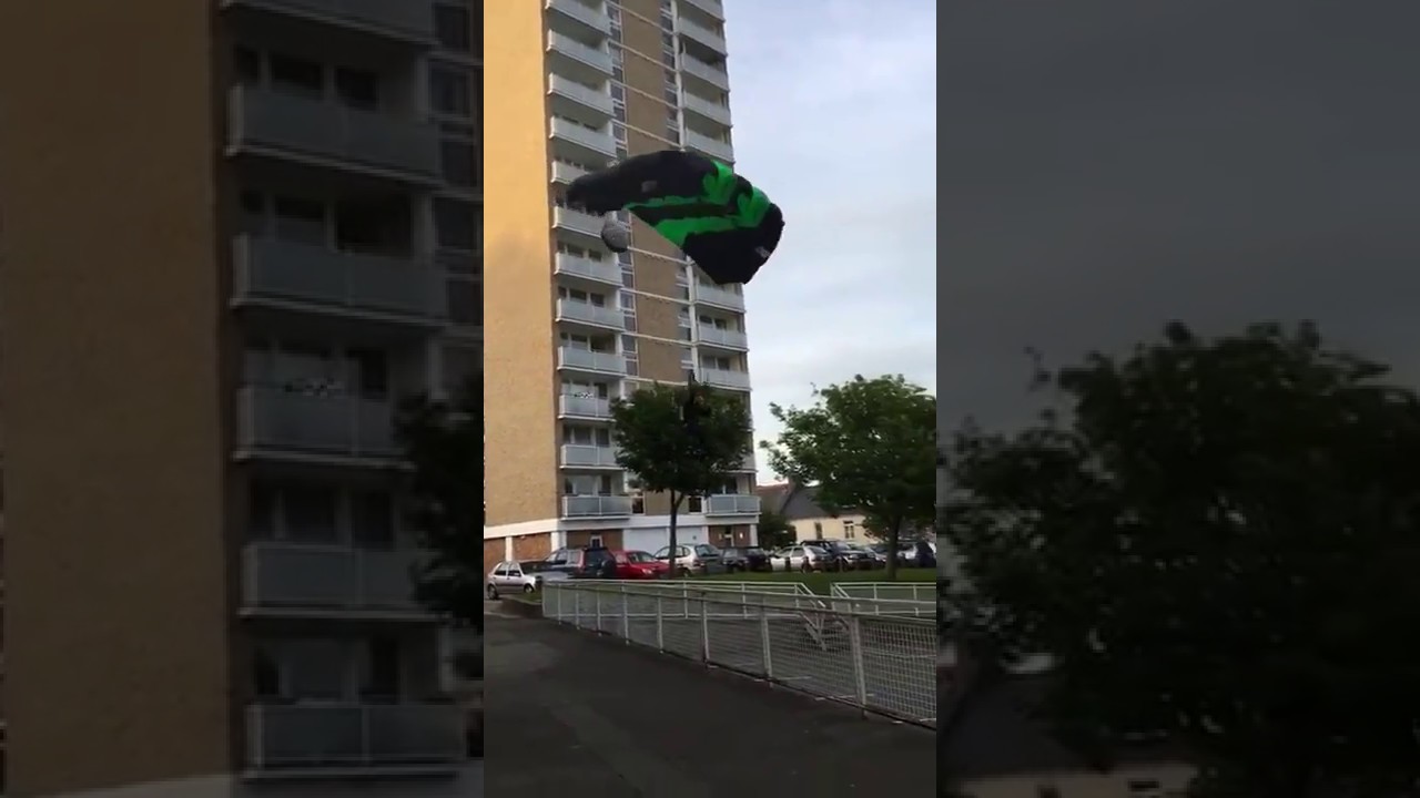 Base Jumping La Collette Flats Jersey UK - YouTube