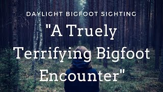 🙉A Truly Terrifying Bigfoot Encounter🙊 Daylight Sasquatch Sighting🙊