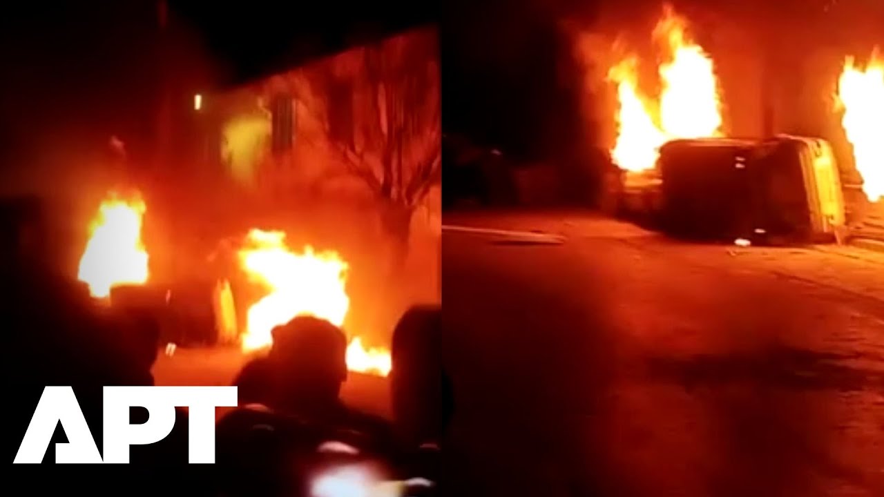 WATCH | Fires Rage Outside Police Station as Iran Protests Explode in Lorestan | APT
