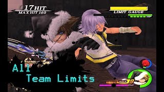 Kingdom Hearts II: All Team Limits | 1080p HD