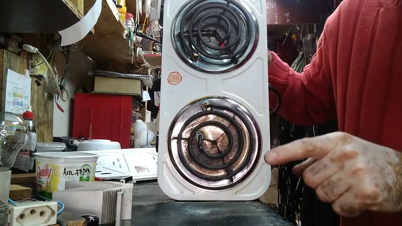 como consertar um fogareiro eletrico que  nao liga mas