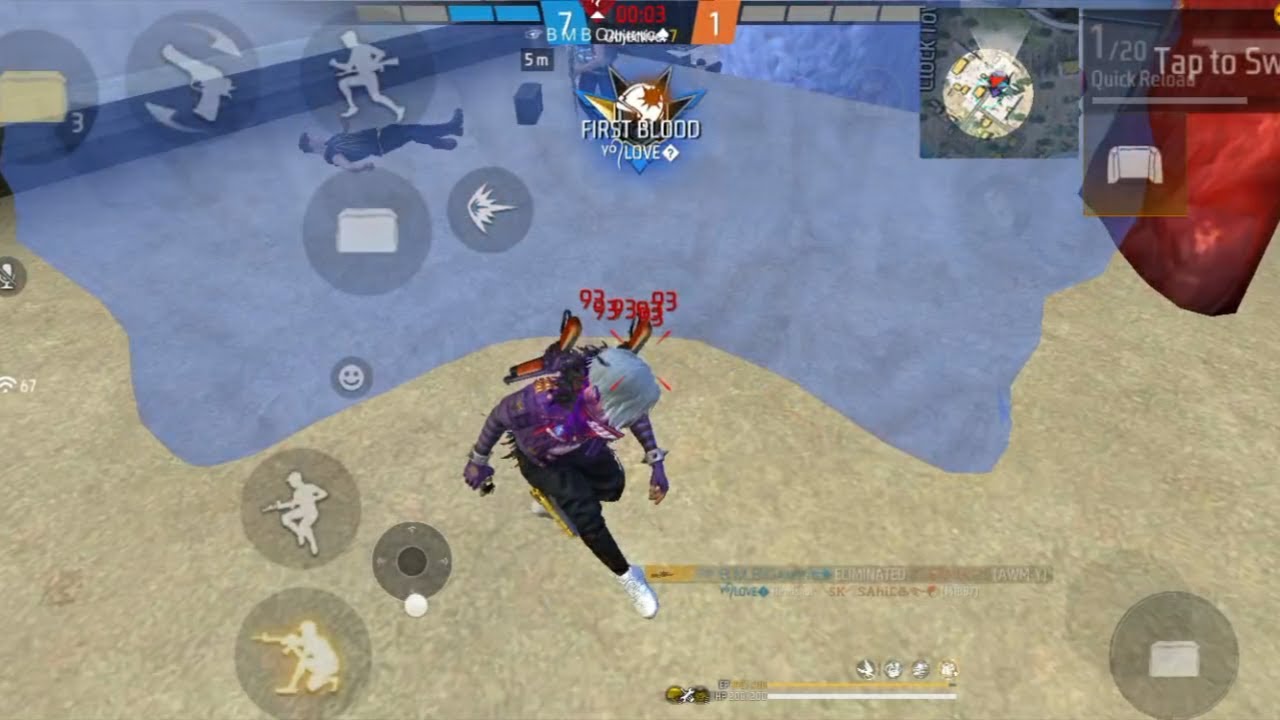Ff Rotation New Custum Hud | Headshot gameplay FF | Rotation Drag Onetap | Headshot ...