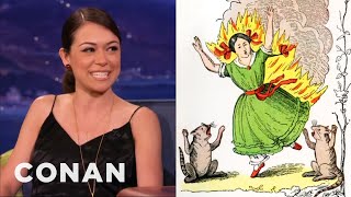 Tatiana Maslany's Disturbing German Fairy Tales | CONAN on TBS