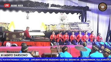🔴 LIVE Wayang Kulit | KI MINTO DARSONO DAGELAN JO KLITHIK & JO KLUTHUK : Lakon WAHYU KATENTREMAN