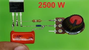 How to Make AC Light Dimmer and Motor Control Circuit - With Only 5 Parts - JLCPCB