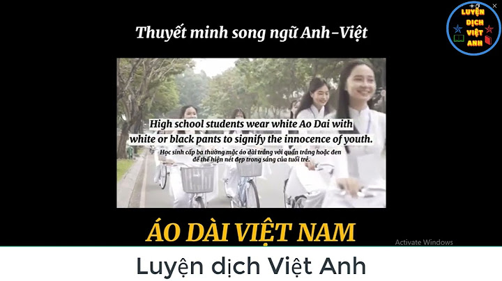 Áo dài việt nam tiếng anh là gì năm 2024