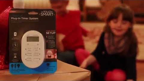 myTouchSmart 26892 Indoor Digital Timer, 1 Outlet Polarized, Preset and Customized Program Options