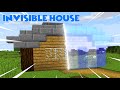 I MADE INVISIBLE HOUSE!! in Minecraft