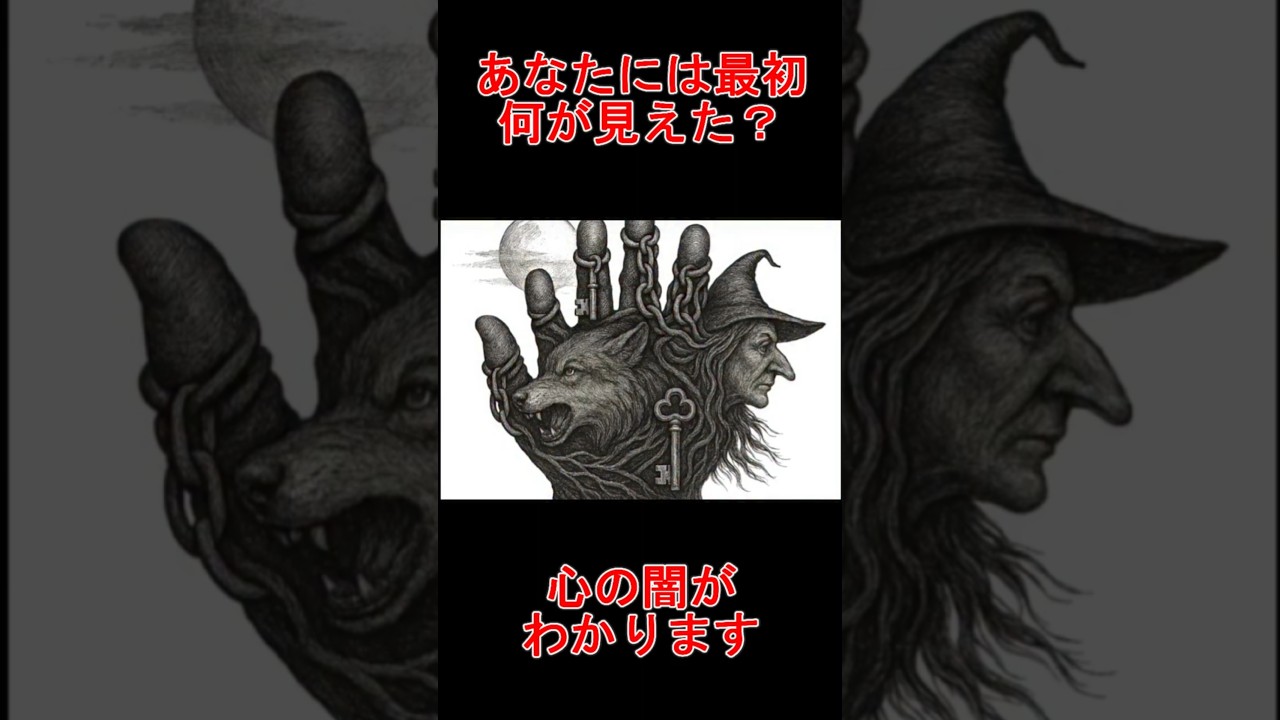 あなたの心の闇がわかってしまいます