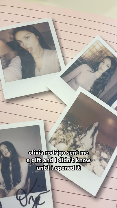 olivia rodrigo sent me a gift #shorts