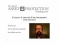 Family Limited Partnership Asset Protection Introduction