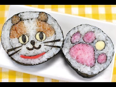 Sushi Kitty Art Sushi Rolls 猫好きさん必見の絵巻き寿司 たま Youtube