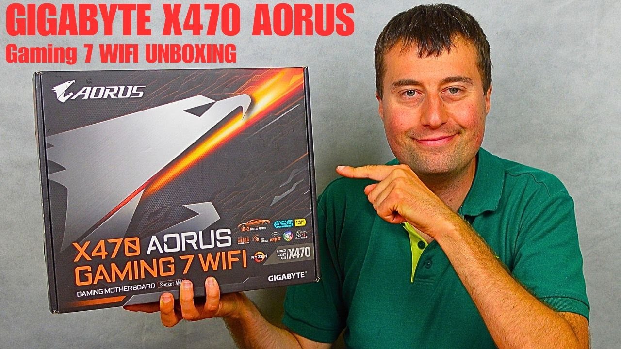 Gigabyte X470 Aorus Gaming 7 WiFi Unboxing & Overview - Budget AM4 - YouTube