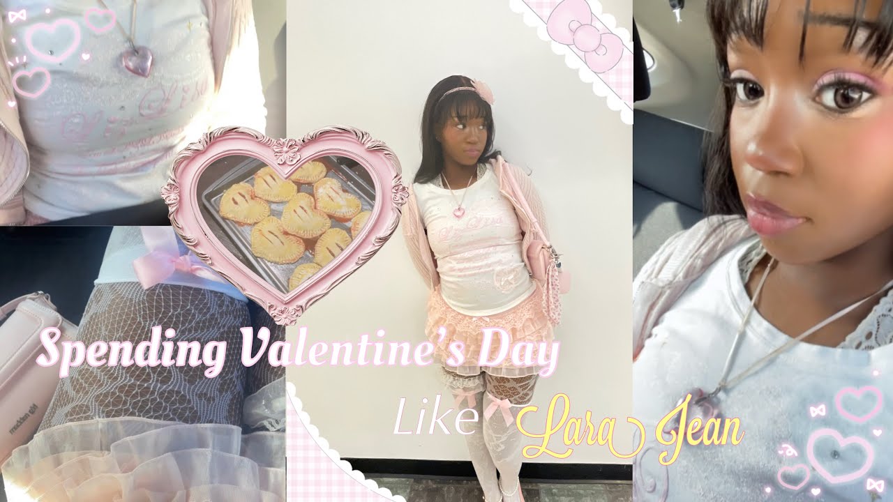 A Lara Jean valentines  ♡ |  baking, hot tub, mall shopping