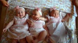 The 3 Babies on Swaddle Design Blanket