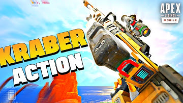 KRABER Action!! | Apex Legends mobile 60 fps Gameplay