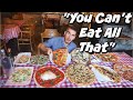 MASSIVE AUTHENTIC ITALIAN PIZZA CHALLENGE ! Tuscany Italy | Tuscan Wolf | Man Vs Food