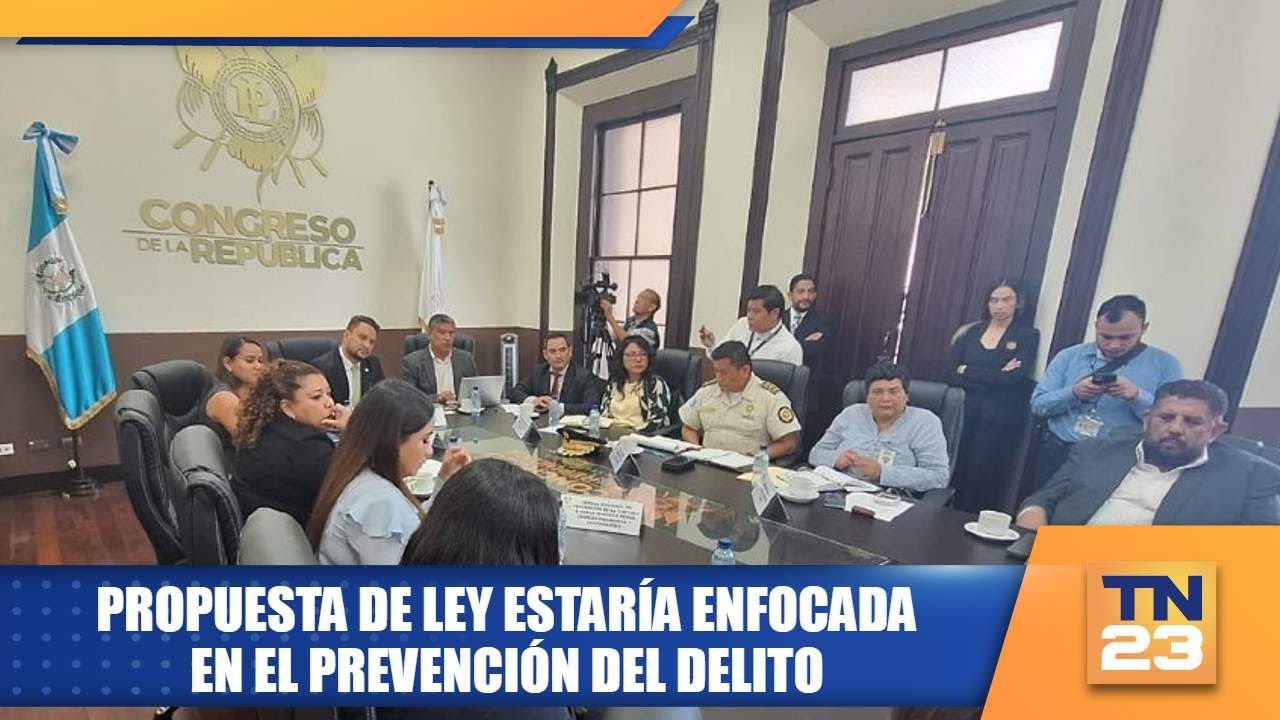 Propuesta de Ley estaría enfocada en el prevención del delito - YouTube