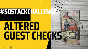 #50stackchallenge hosted by Amy @craftycat7212 Guest Check #13 Thread