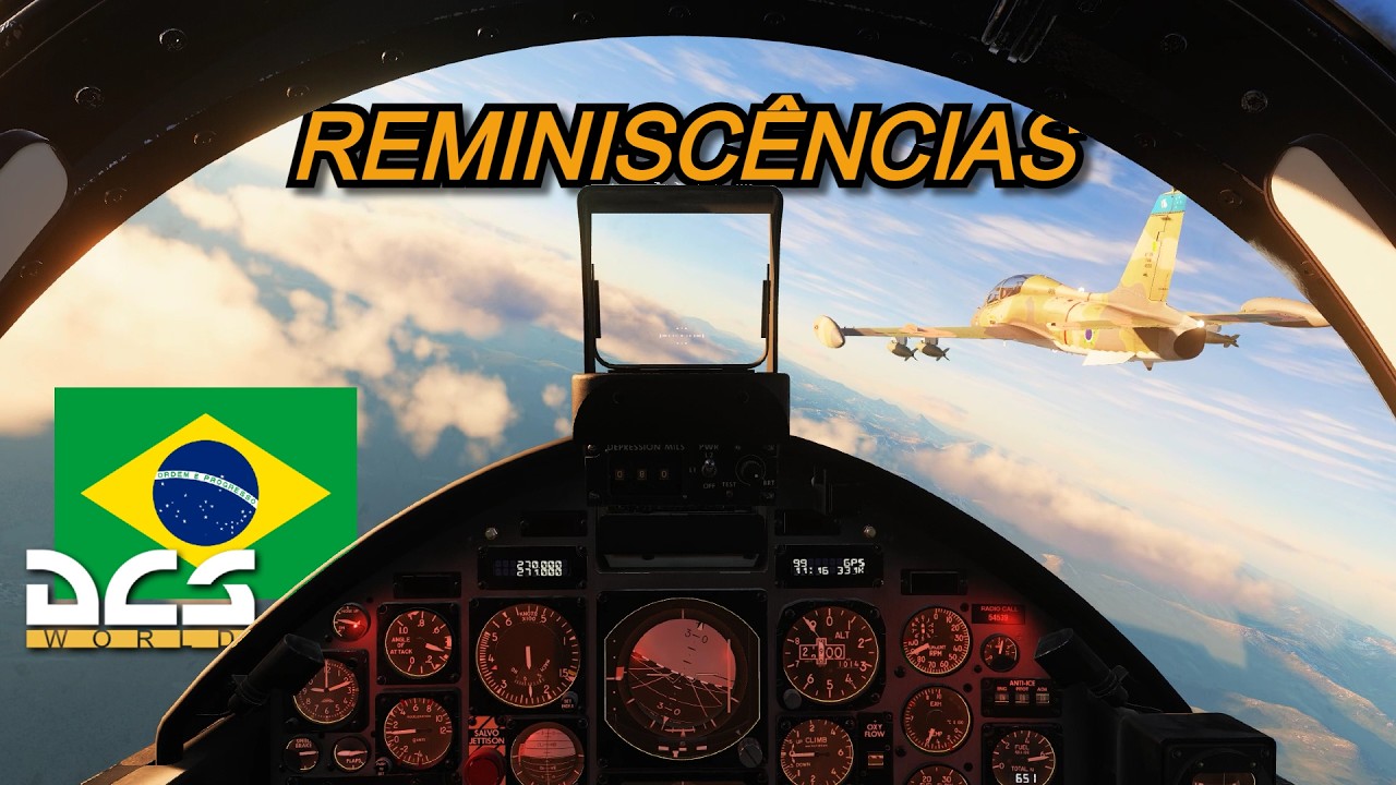 DCS World - Voei com um piloto real da FAB!