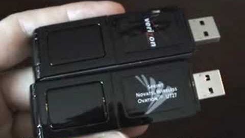 Verizon USB727 vs Sprint U727 USB Broadband Review