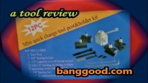 Mini Quick Change Tool Post Kit from banggood.com