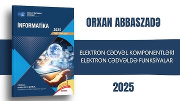 İNFORMATİKA DİM TEST TOPLUSU 2025 - CƏDVƏL PROSESSORLARI