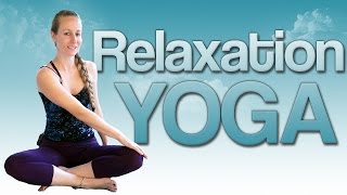 Yoga For Complete Beginners - Anxiety \& Stretches Relief - 20 Minute Workout