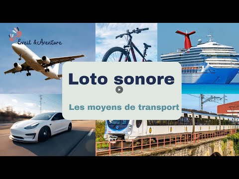 Loto Sonore Des Moyens De Transport Tout Petits 