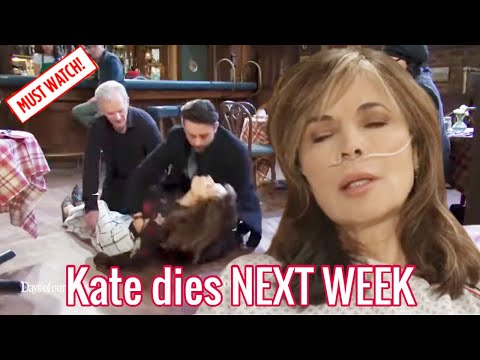 Kate dies next week, is Lauren Koslow fired from DOOL? Days of our lives spoilers.