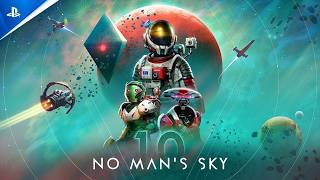 No Man s Sky - 10th Anniversary Trailer PS5 PS4 PS VR2 and PSVR Games