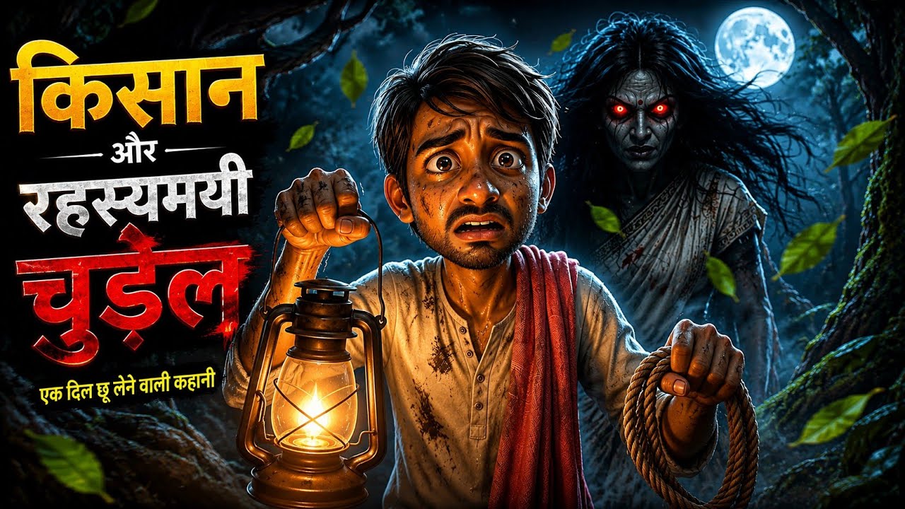 किसान और रहस्यमयी चुडेल 👻🌾 | Emotional Cartoon Story in Hindi | 3D Animated Village Story