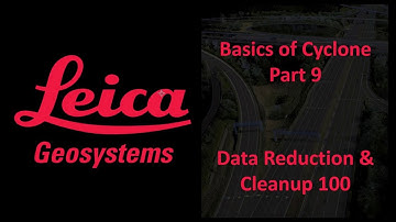 Basics of Cyclone Part 9   Data Reduction and Cleanup 100