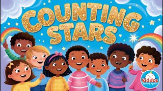 Counting Stars | Kids' Song with Lyrics | Kiddos Nursery Rhymes | 4K