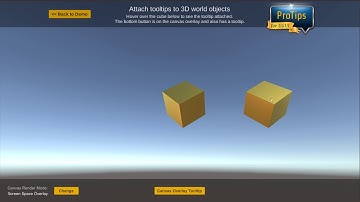 ProTips Tooltip on Click with 2 3D Objects