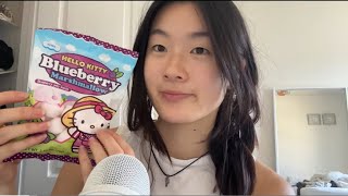 ASMR Jelly Filled Marshmallows 🫐