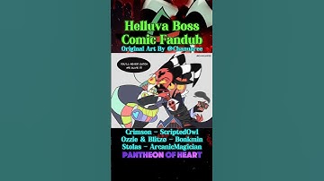 #HelluvaBoss #Comic #Fandub #Crimson #Asmodeus #Stolas #Blitzø #blitz #blitzo #fizzarolli #vivziepop