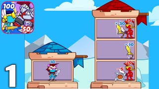 Stick Hero : Mighty Tower Wars - Gameplay Walkthrough Part 1 All Levels 1-25 (Android & iOS) screenshot 2