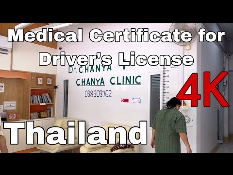 Medical Certificate for Driver’s License in Pattaya Thailand