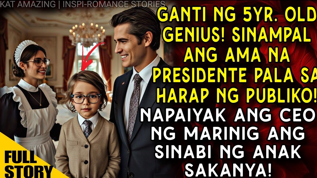 GANTI NG 5YR. OLD GENIUS! SINAMPAL ANG AMA NA PRESIDENTE PALA SA HARAP NG PUBLIKO! NAPAIYAK ANG CEO